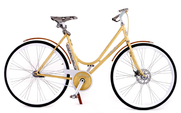 Montante Luxury Gold Collection; bicicletas de luxo