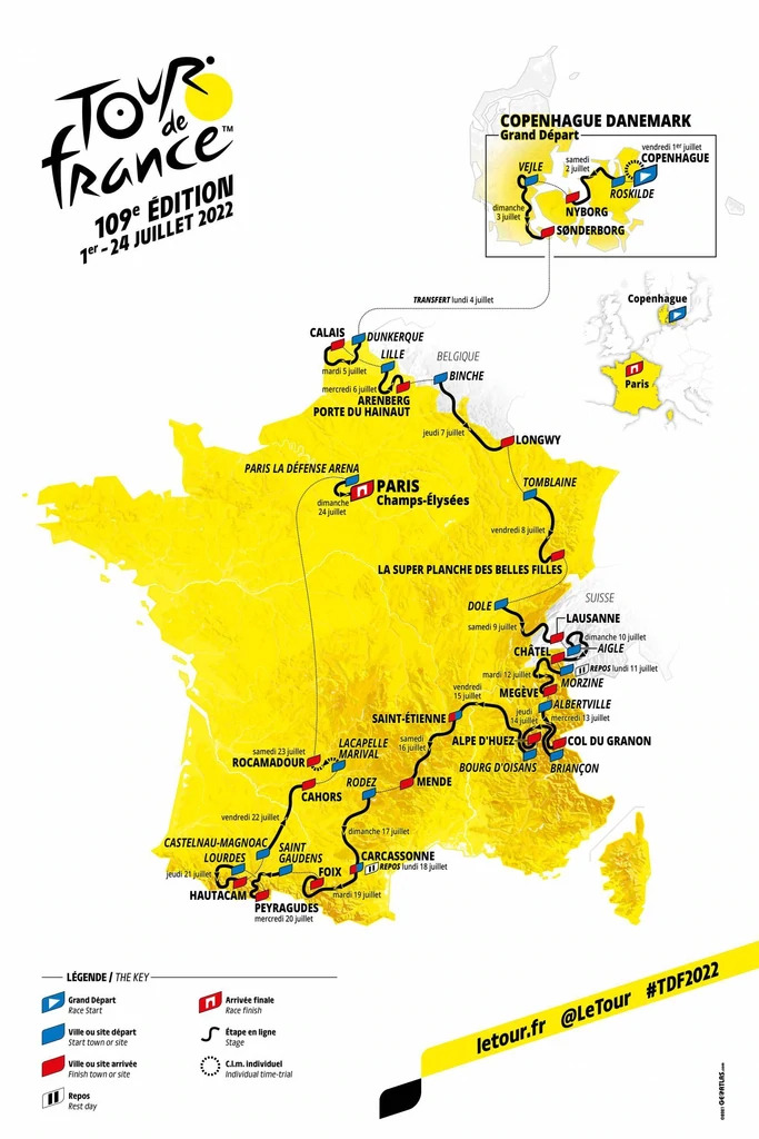 Tour de France 2022: tudo sobre a competição